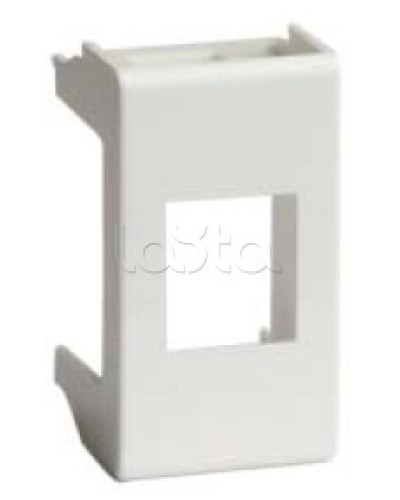 Адаптер для информационных разъемов SIEMON, белый, 1мод. DKC 76608B в Северодвинске Аксессуары для стоек и шкафов Pintop.ru