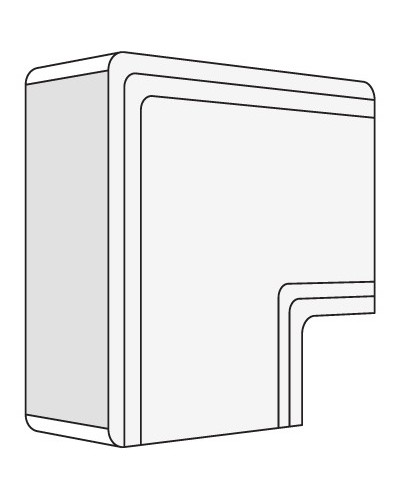 Угол плоский NPAN 80x60 мм DKC 01744 в Северодвинске Аксессуары для кабель-канала Pintop.ru