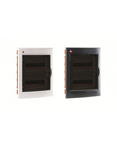 Щиток встраиваемый 24 мод.,IP 41 , черный DKC 82524 в Северодвинске Аксессуары для стоек и шкафов Pintop.ru