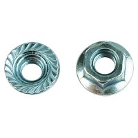 Гайка с насечкой, препятствующей откручиванию М6 нержавеющая сталь DKC CM100600INOX