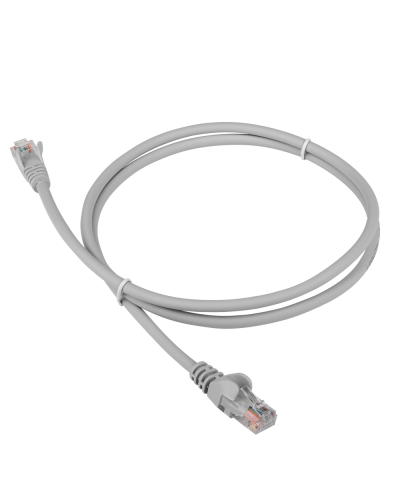 Патч-корд LANMASTER LSZH UTP кат.5e, 0.3 м, серый LANMASTER LAN-PC45/U5E-0.3-GY в Северодвинске Патчкорды (медные) Pintop.ru
