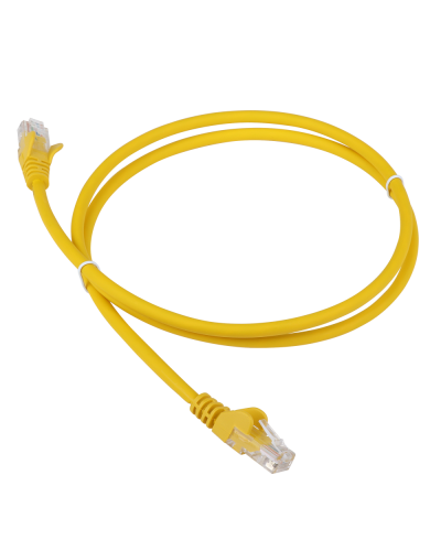 Патч-корд LANMASTER LSZH UTP кат.5e, 0.3 м, желтый LANMASTER LAN-PC45/U5E-0.3-YL в Северодвинске Патчкорды (медные) Pintop.ru