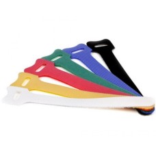 Хомут-липучка 210 мм, черный (20 шт.уп) LANMASTER LAN-VCM210-BK