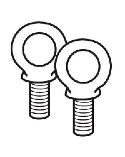 Комплект подъемных колец Legrand 020482 в Северодвинске Аксессуары для стоек и шкафов Pintop.ru