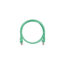 Шнур коммутационный 2хRJ45/8P8C, U/UTP, 4 пары, Кат.5е, PVC, зеленый (0,3м) NIKOMAX NMC-PC4UD55B-003-GN